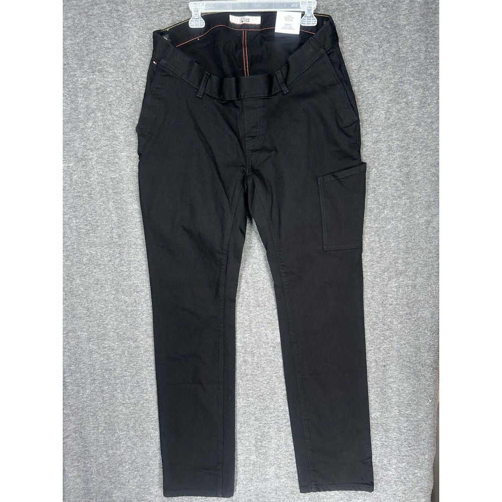 Tommy Hilfigure Adaptive Pants Mens 38x32 Black Seated slim fit hook & loop side